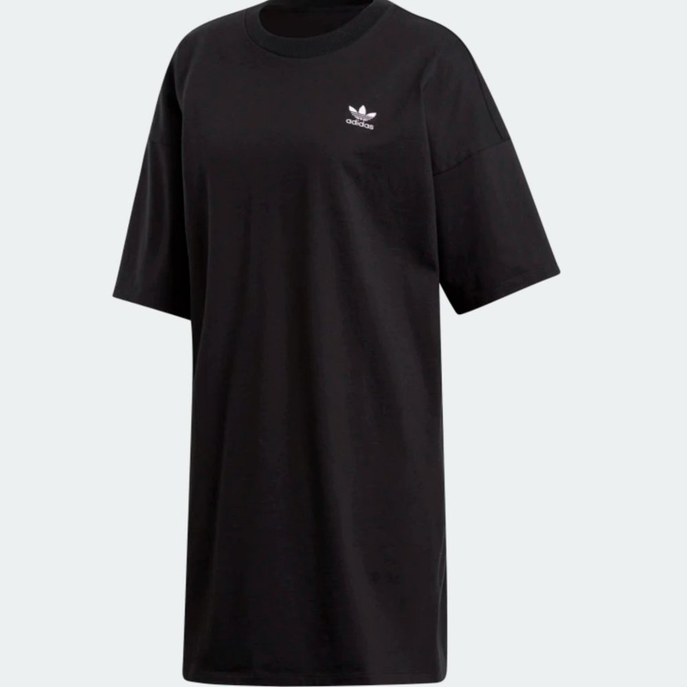 SOLD *NWT* Adidas Black Trefoil T-Shirt Dress